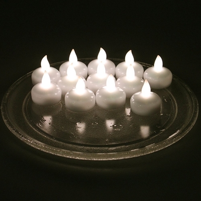12 ชิ้น Smokeless กันน้ำ LED แสงเทียนสำหรับตกแต่งงานปาร์ตี้วันเกิด