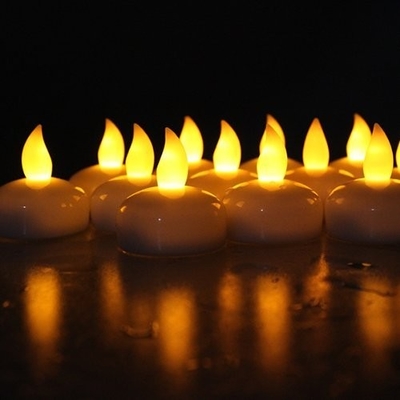 เทียน LED เต่าเทียน Tealight นำแสงไฟ LED ที่ใช้แบตเตอรี่