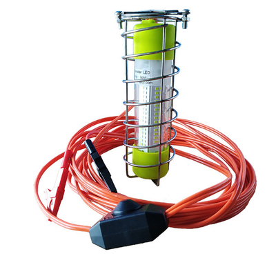 ไฟตกปลาใต้น้ำสีดำใต้น้ำ 12V - เสถียรพร้อมสายไฟ 7 เมตร